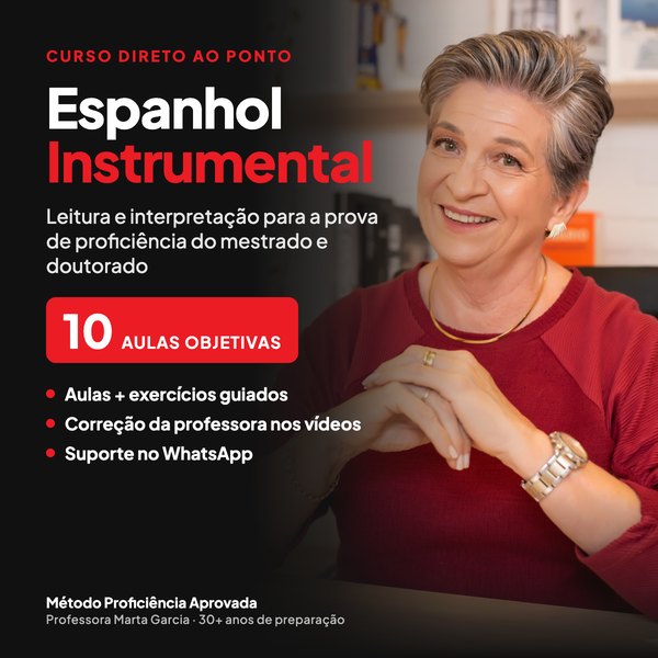 Curso de Proficiência em Espanhol